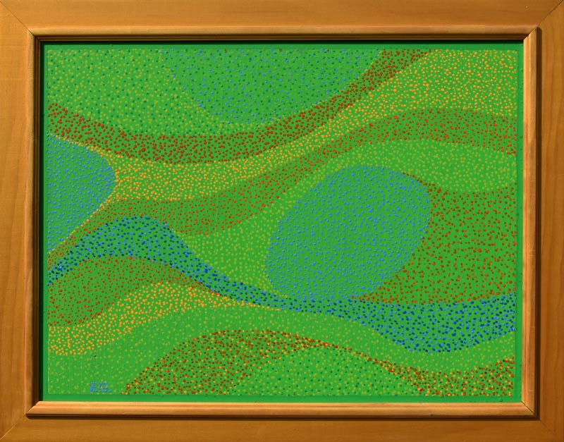 green valleys and hills beautiful contemporary abstract landscape painting
