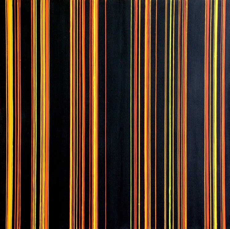 abstract original contemporary painting proportions apportioned vertical lines