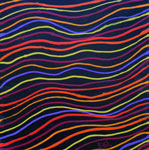 night moves waves abstract lines pattern
